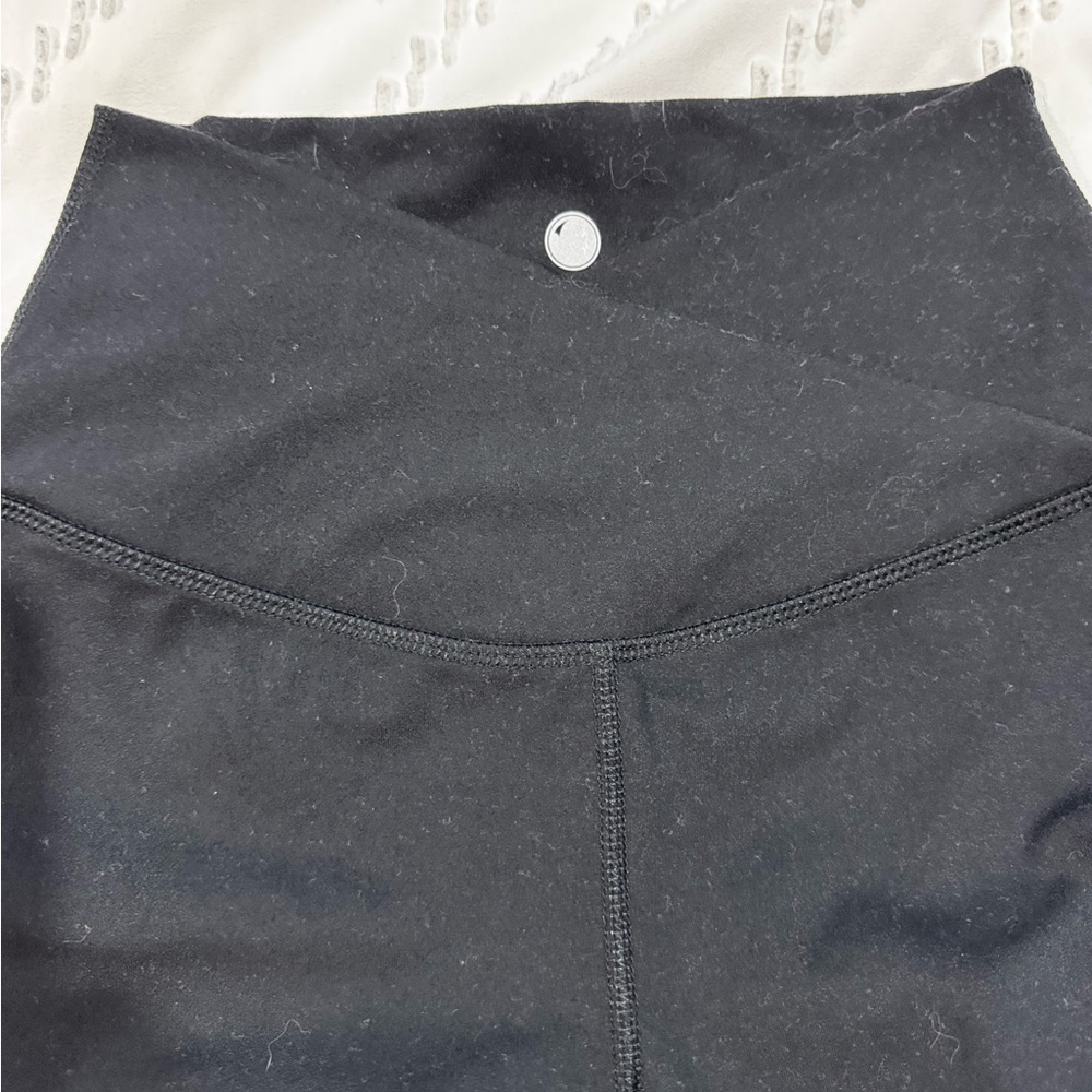 Yogalicious Black High-Rise Active Leggings with Logo